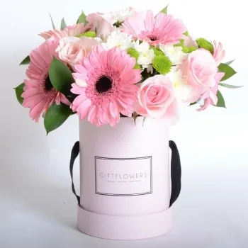 Box of flowers PINK